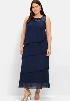 Abendkleid mit Pailletten