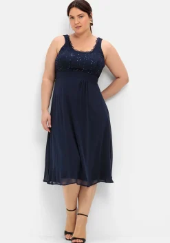 Abendkleid mit Spitze