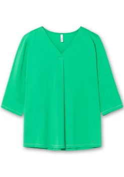 3/4-Arm-Shirt in leichter A-Linie, mit TENCEL™ Lyocell