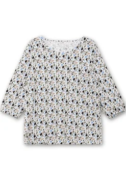 3/4-Arm-Shirt mit Grafikprint