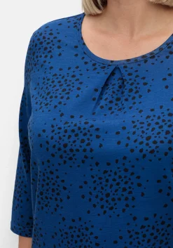 3/4-Arm-Shirt mit Konfetti-Print
