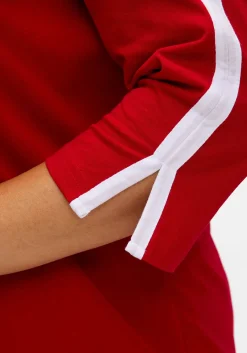 3/4-Arm-Shirt mit Kontrastdetails