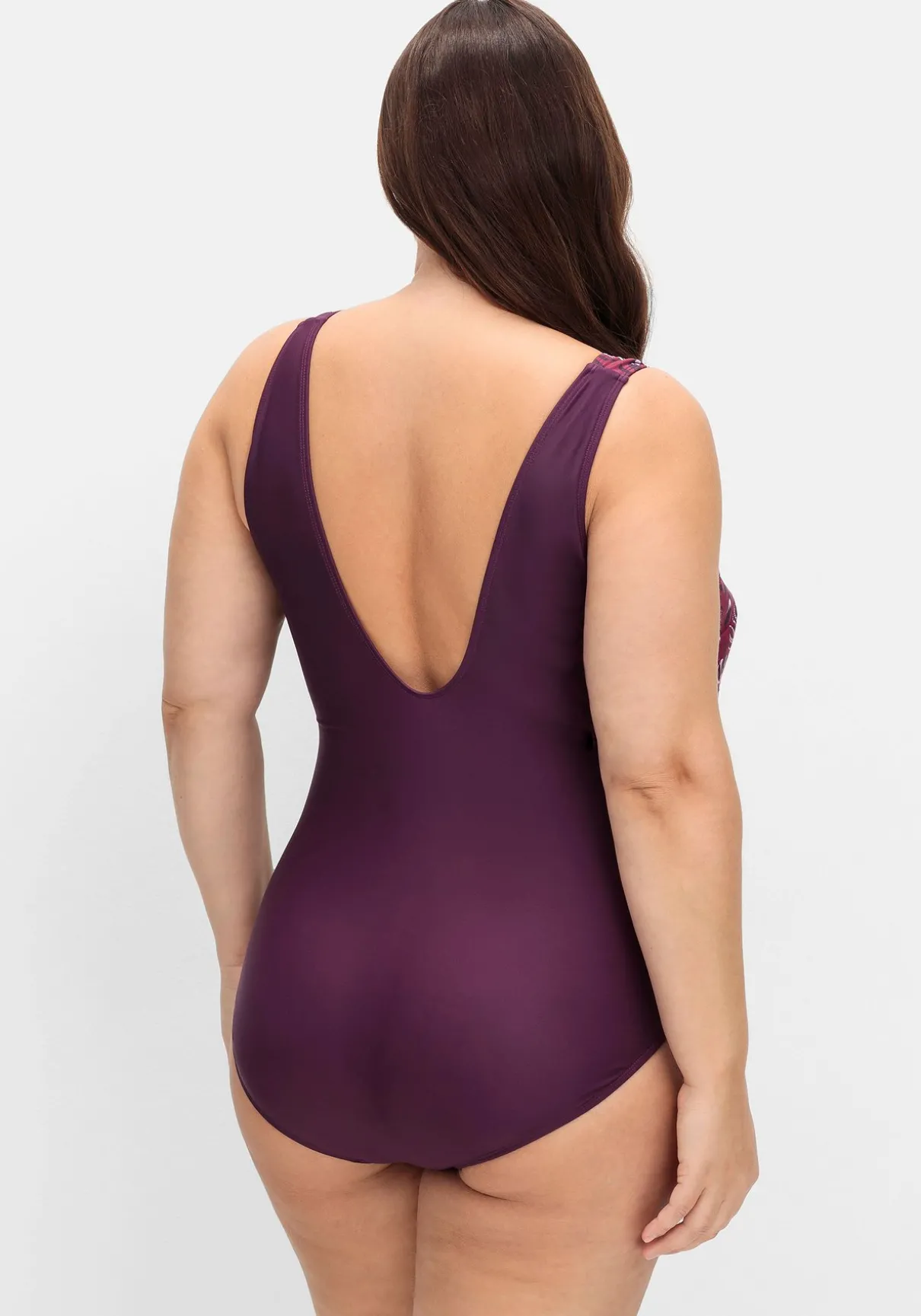 Badeanzug in Wickeloptik, mit Shaping-Effekt