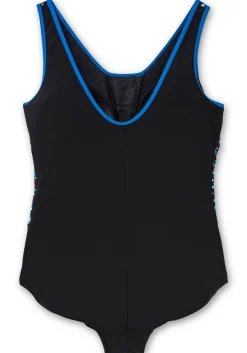 Badeanzug mit Pünktchen-Alloverprint