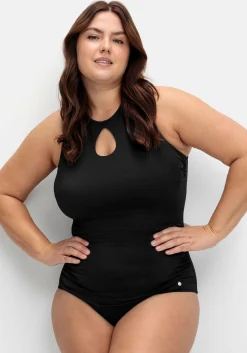 Badeanzug mit Shaping-Effekt und Cut-out