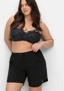 Badehose mit Bindeband, seitlich abgerundet