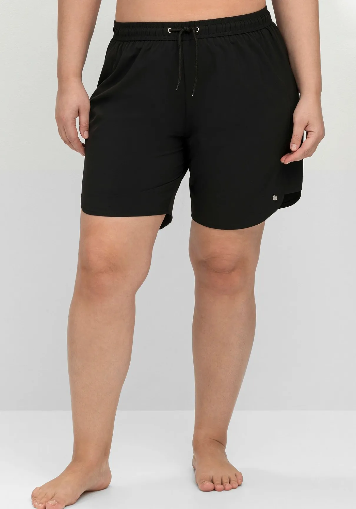 Badehose mit Bindeband, seitlich abgerundet