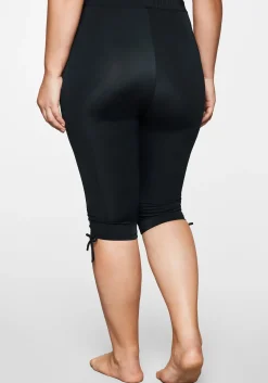 Badehose mit Raffung, Shape-Caprischnitt