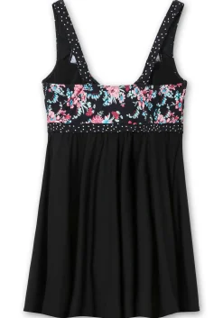 Badekleid im Mustermix mit integrierter Hose