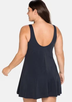 Badekleid mit locker fallendem Rock