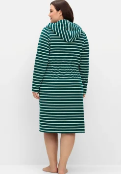 Bademantel mit Kapuze und Reißverschluss