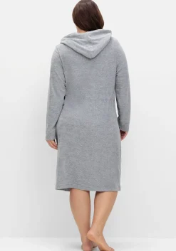 Bademantel mit Reißverschluss