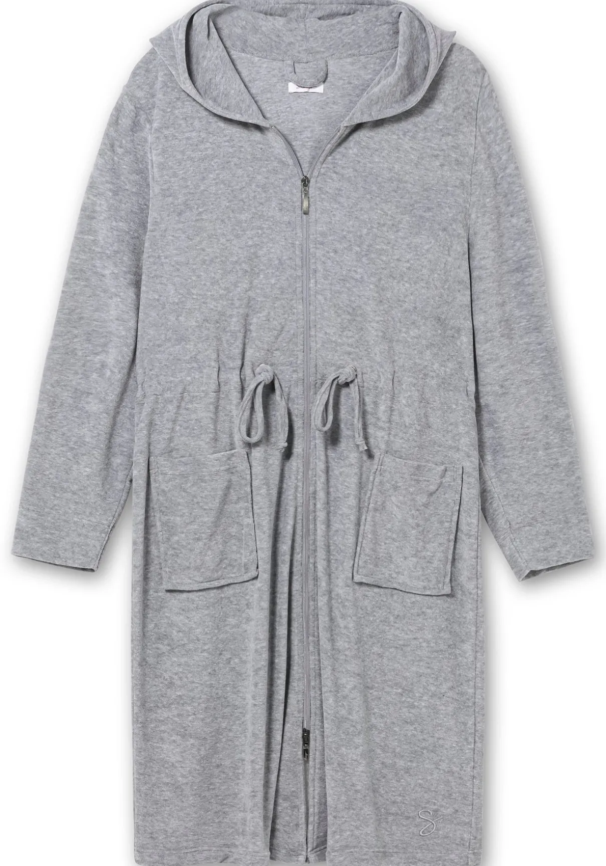 Bademantel mit Reißverschluss