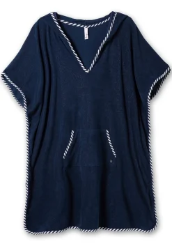 Bade-Poncho mit Kapuze, aus Frottee