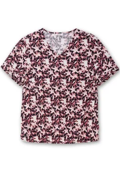 Bedruckte Tunika mit Gummizugbund