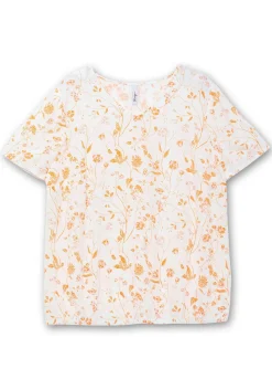 Bedruckte Tunika mit Gummizugbund