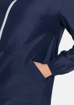 Übergangsjacke aus Microfaser, mit Kapuze