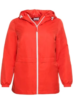 Übergangsjacke aus Microfaser, mit Kapuze