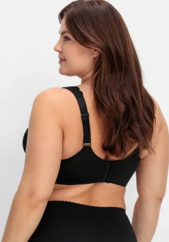 Bügel-BH mit blickdichter Spitze und Seitenstützen