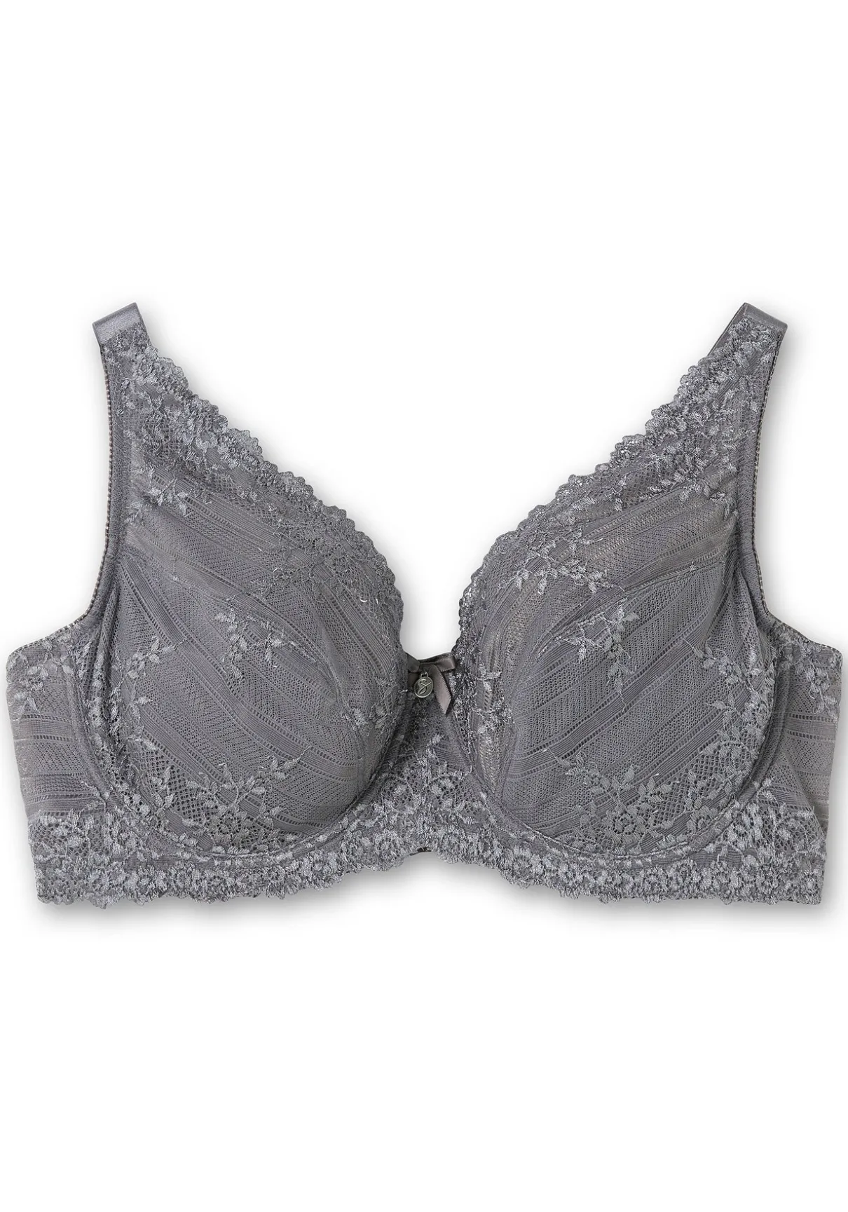 Bügel-BH mit floraler Stickerei-Spitze