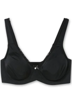 Bügel-BH mit Spitzenbesatz und Seitenschützen