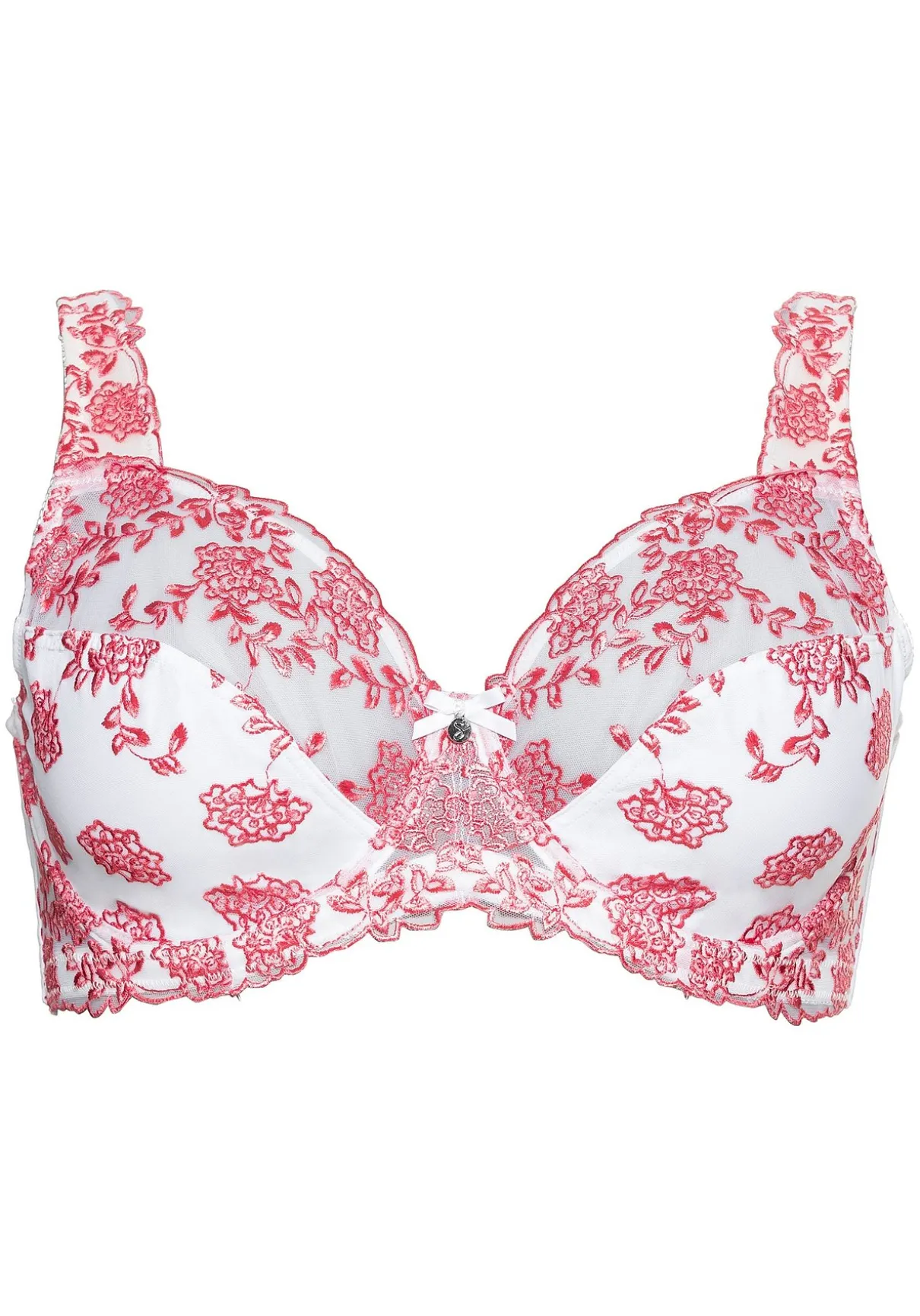 Bügel-BH mit Stickereispitze und Mesh-Einsätzen