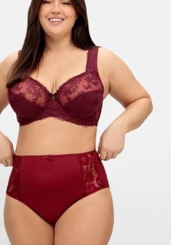 Bügel-BH mit Stickereispitze und Mesh-Einsätzen