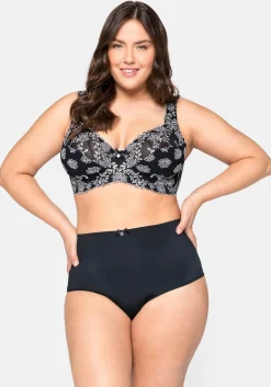 Bügel-BH mit Stickereispitze und Mesh-Einsätzen