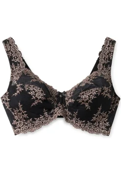 Bügel-BH mit Stickereispitze und Mesh-Einsätzen