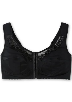 Bügelloser BH mit Spitze und Vorderverschluss