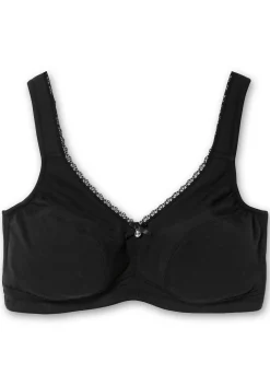 BH ohne Bügel mit dekorativer Spitzenkante