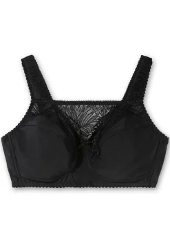 BH ohne Bügel, mit Spitzeneinsatz