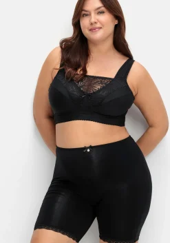 BH ohne Bügel, mit Spitzeneinsatz