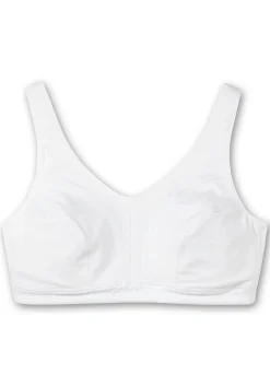 BH ohne Bügel mit transparenten Mesh-Einsätzen