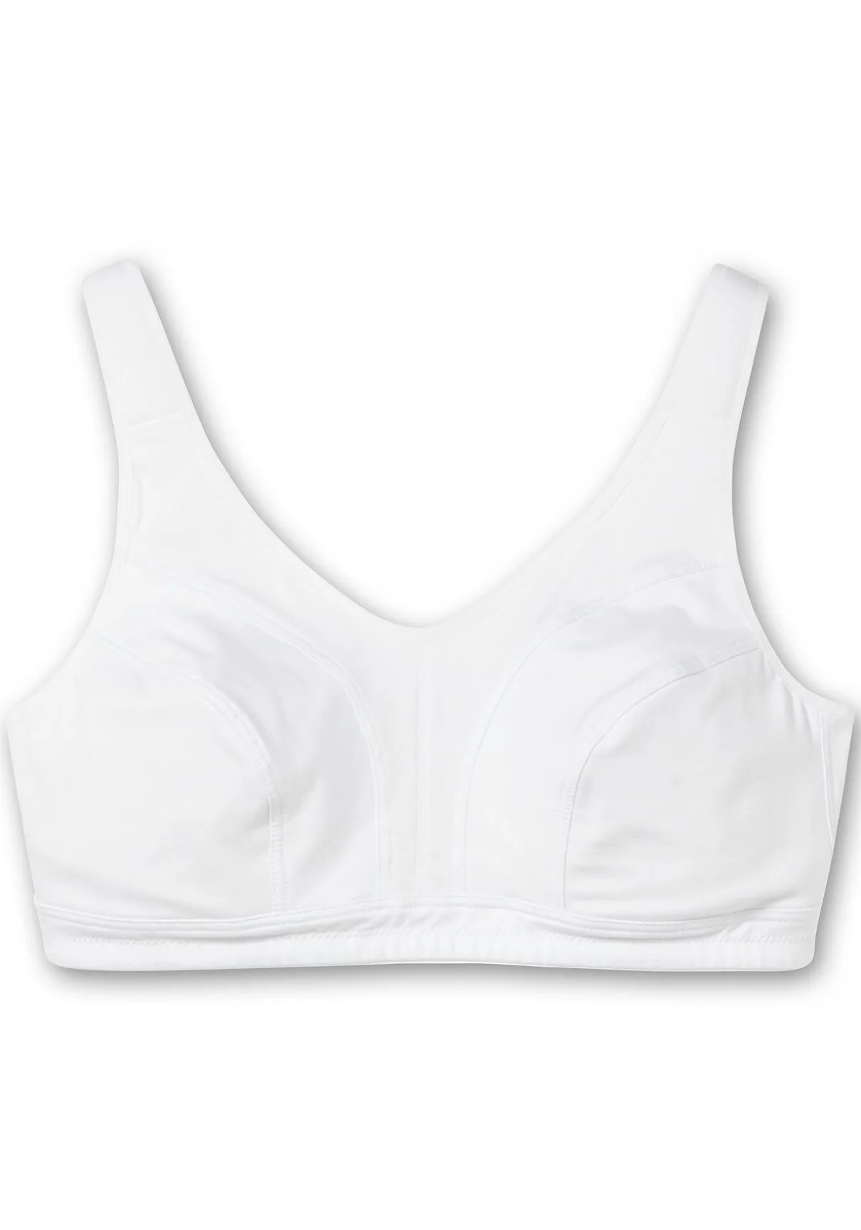 BH ohne Bügel mit transparenten Mesh-Einsätzen