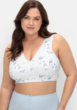 BH-Bustier ohne Bügel, mit Blumenmuster