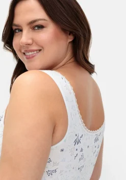 BH-Bustier ohne Bügel, mit Blumenmuster