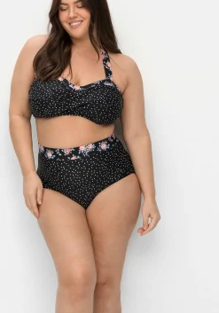 Bikinihose in hohem Schnitt, mit Shaping-Einsatz