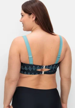 Bikini-Oberteil in Wickeloptik, ohne Bügel