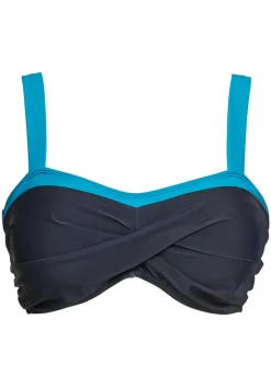 Bikinioberteil in Wickeloptik, mit wattierten Cups