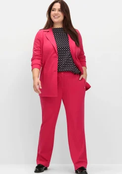 Blazer aus Milano-Ripp, mit Reverskragen