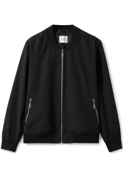 Blouson mit Rippbündchen und Reißverschluss