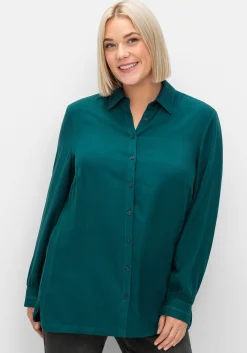 Bluse aus weich fließendem Viskose-Twill