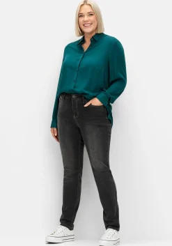 Bluse aus weich fließendem Viskose-Twill