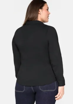 Bluse in leicht tailliertem Schnitt, mit Stretchanteil