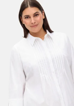 Bluse mit Biesen und 3/4-Ärmeln