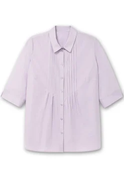 Bluse mit Biesen und 3/4-Ärmeln