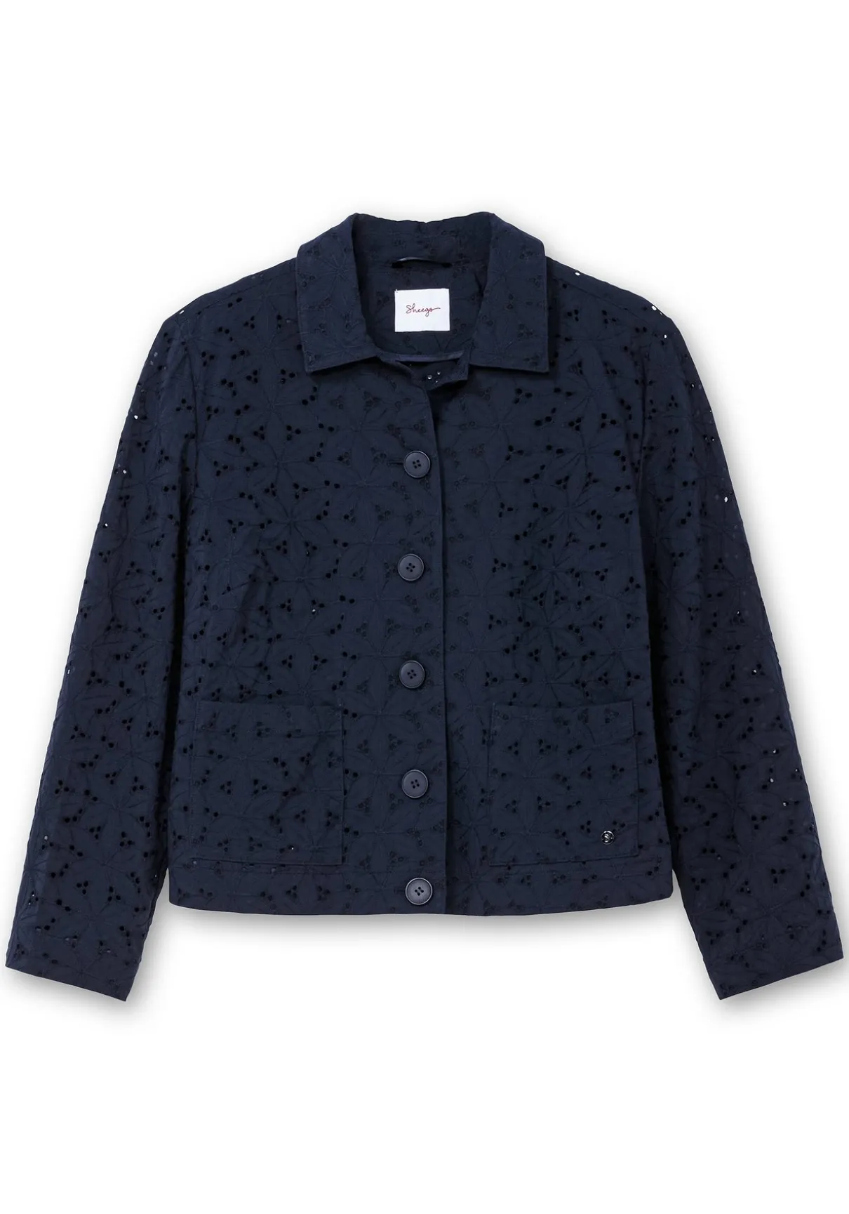 Blusenjacke aus Lochspitze