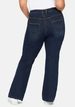 Bootcut Jeans mit innen regulierbarer Bundweite