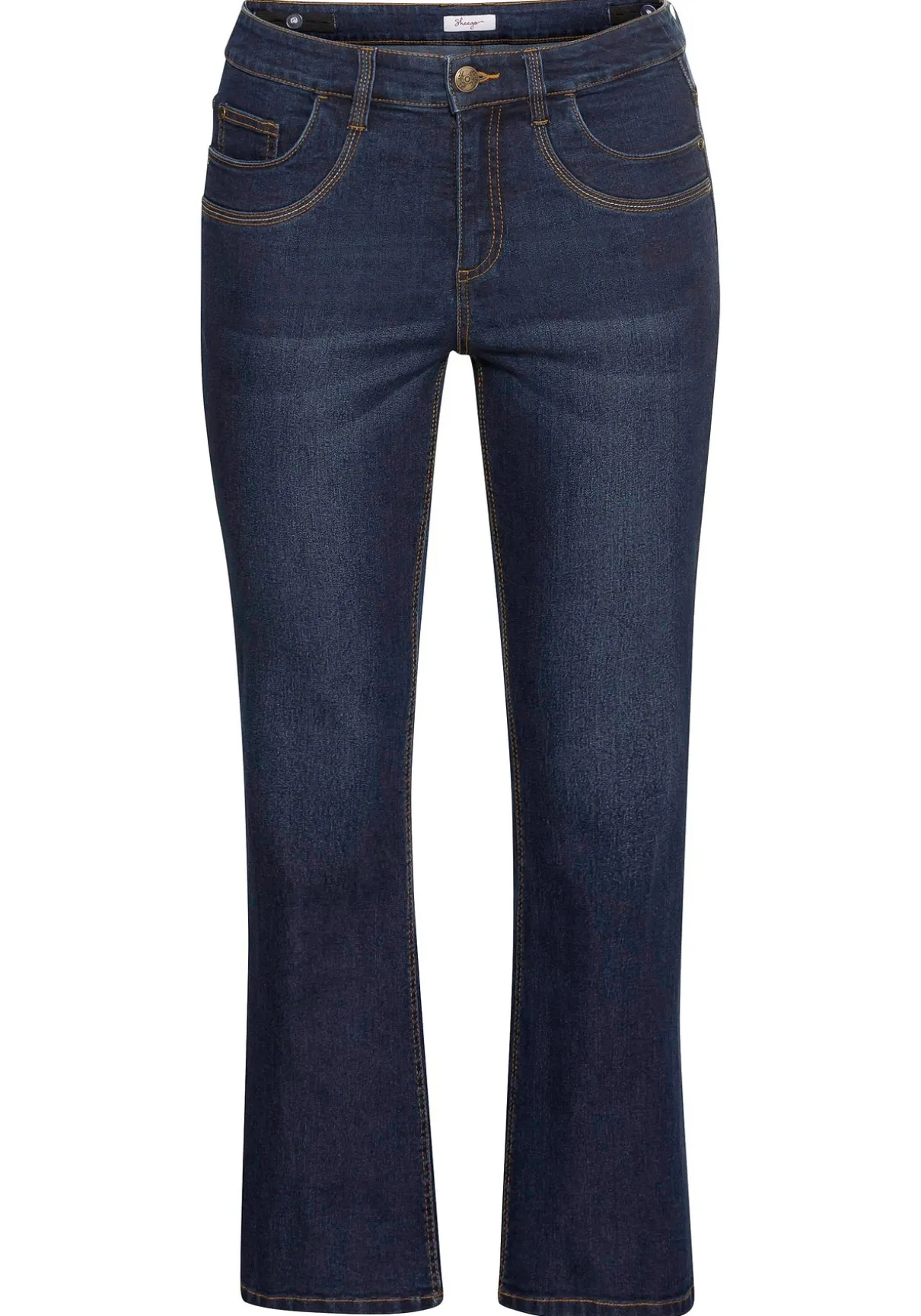 Bootcut Jeans mit innen regulierbarer Bundweite